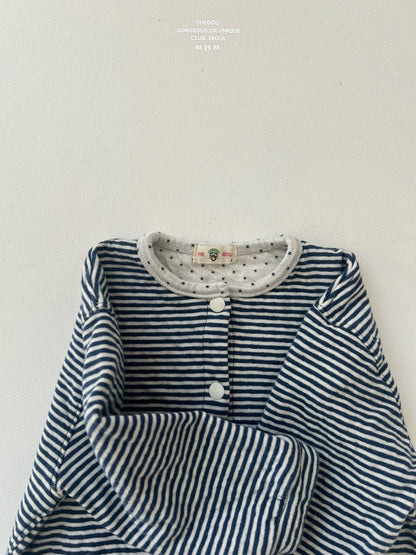 [PRE-ORDER] Line Dot Baby Cardigan