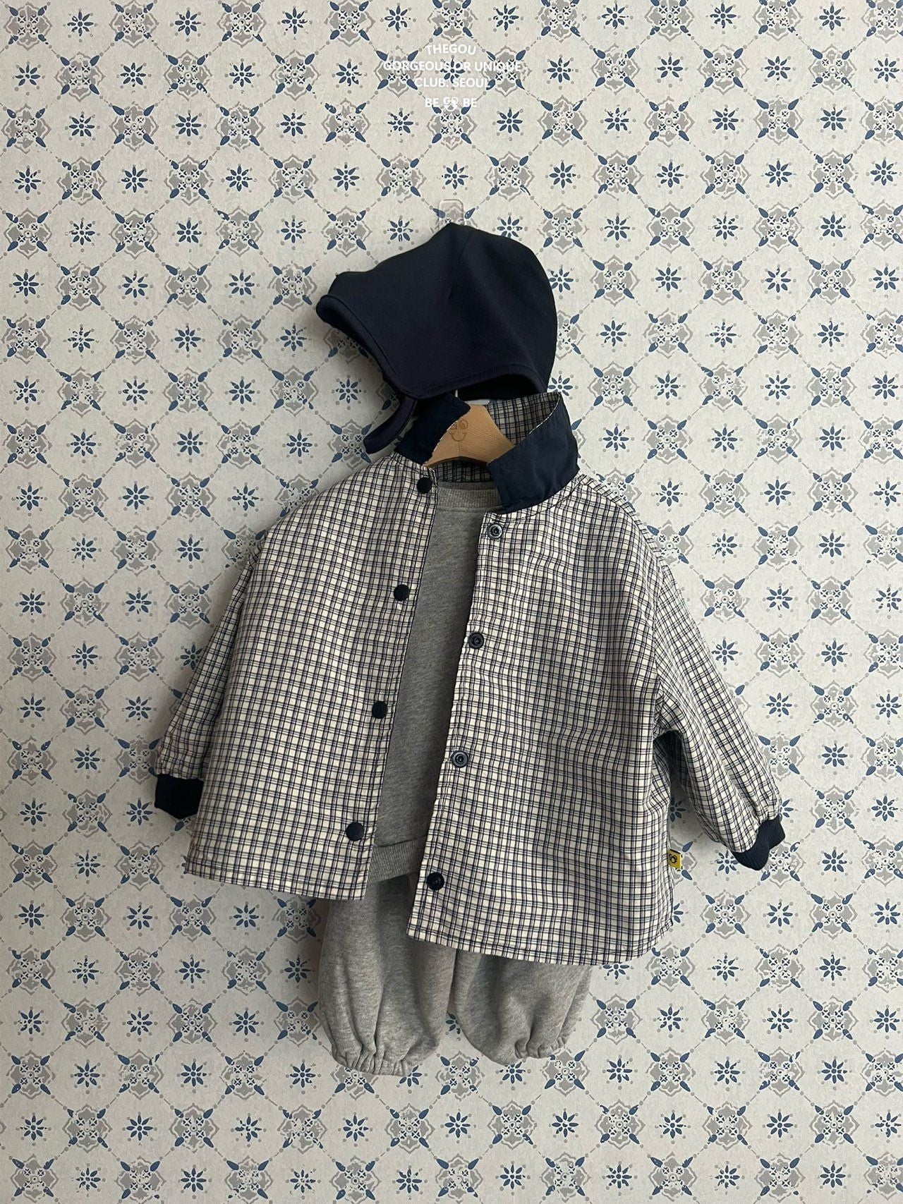 [PRE-ORDER] Pattern Reversible Baby Jacket
