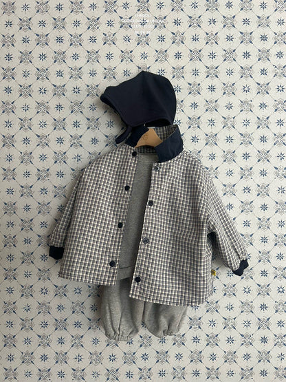 [PRE-ORDER] Pattern Reversible Baby Jacket