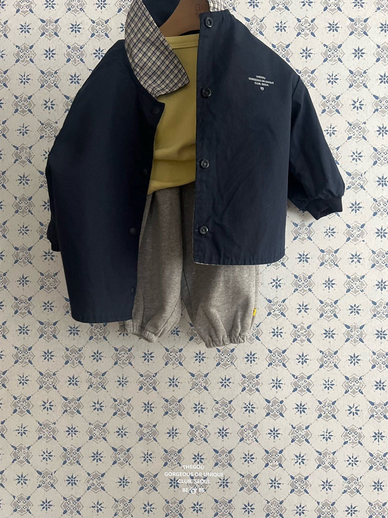 [PRE-ORDER] Pattern Reversible Baby Jacket