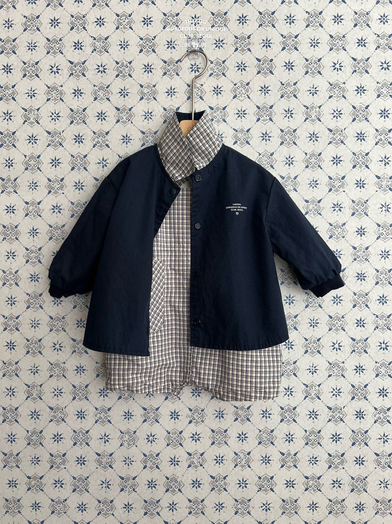 [PRE-ORDER] Pattern Reversible Baby Jacket