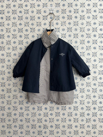 [PRE-ORDER] Pattern Reversible Baby Jacket