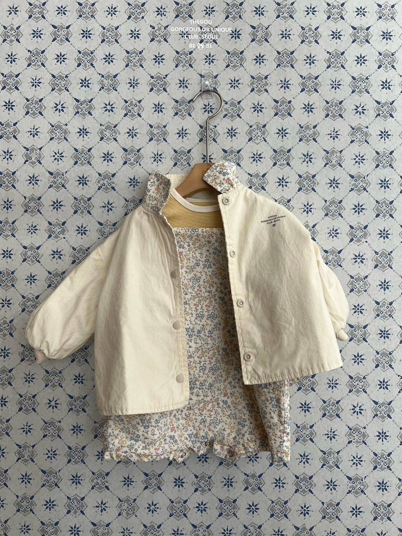 [PRE-ORDER] Pattern Reversible Baby Jacket