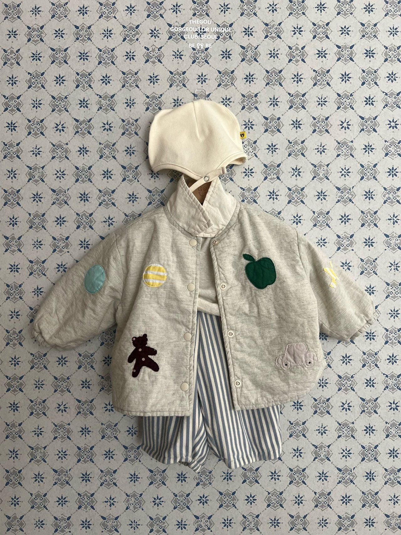 [PRE-ORDER] Cute Patch Baby Jumper