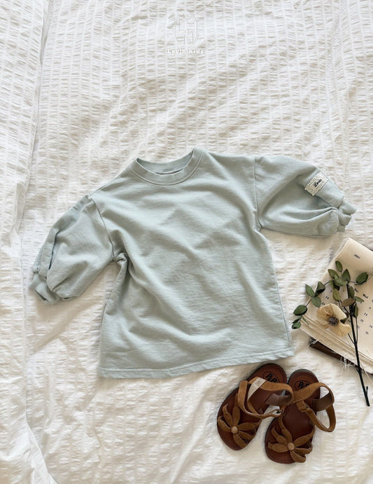 Volume Puff Dress [Blue/5/S(2-3yr)]