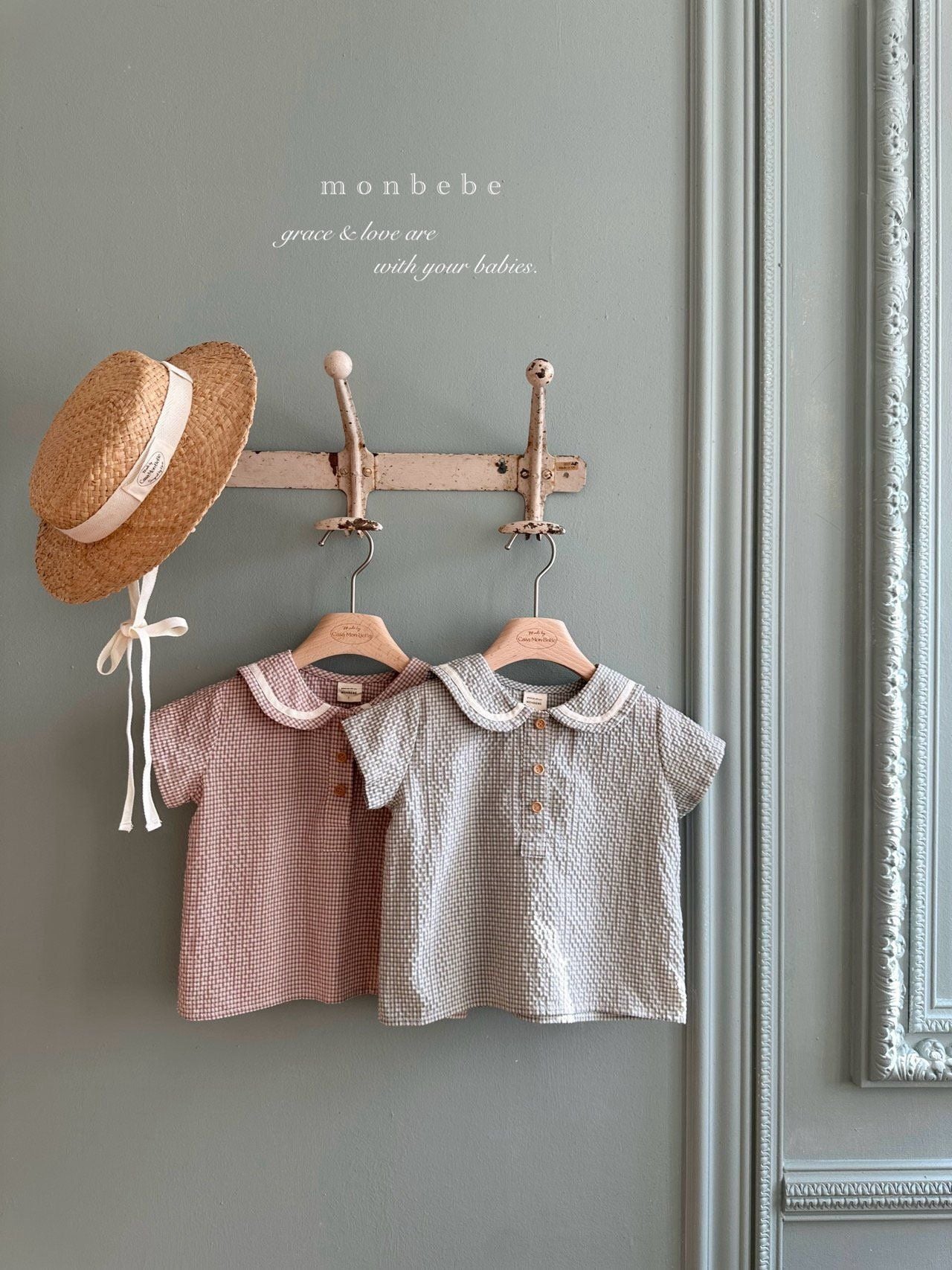 [PRE-ORDER] Check Sailor Blouse