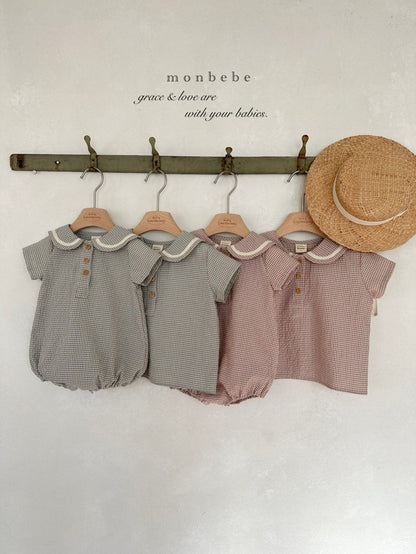 [PRE-ORDER] Check Sailor Blouse