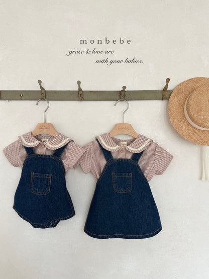 [PRE-ORDER] Check Sailor Blouse