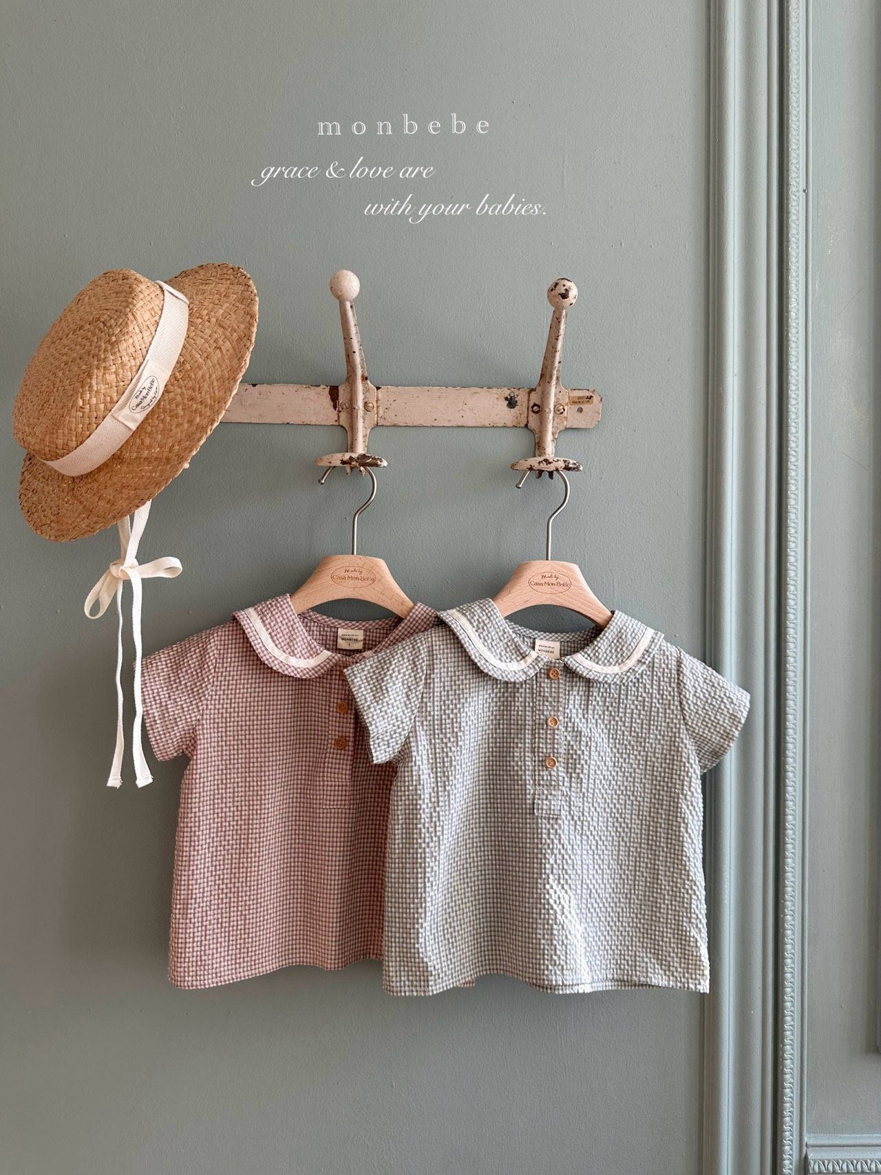 [PRE-ORDER] Check Sailor Blouse