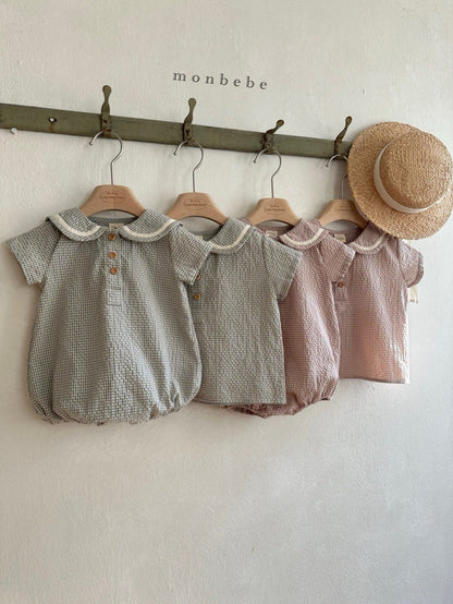 [PRE-ORDER] Check Sailor Blouse