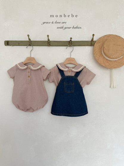 [PRE-ORDER] Check Sailor Blouse