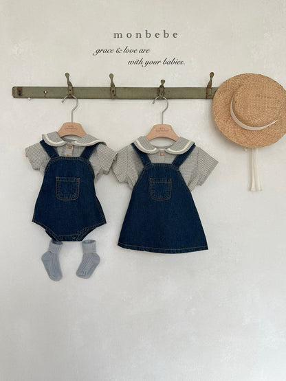 [PRE-ORDER] Check Sailor Blouse