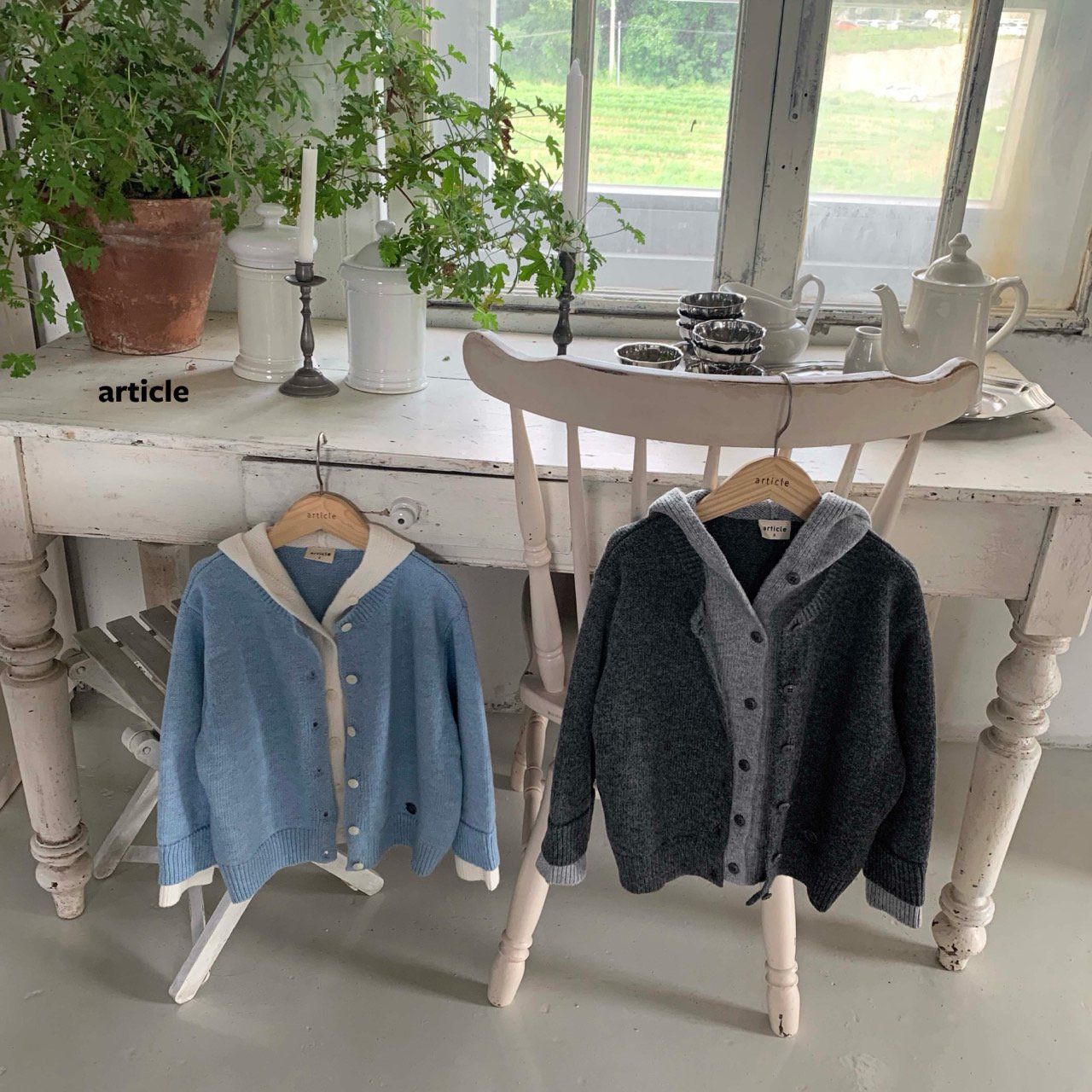 [PRE-ORDER] Noda Hoodie Double Sweater Cardigan
