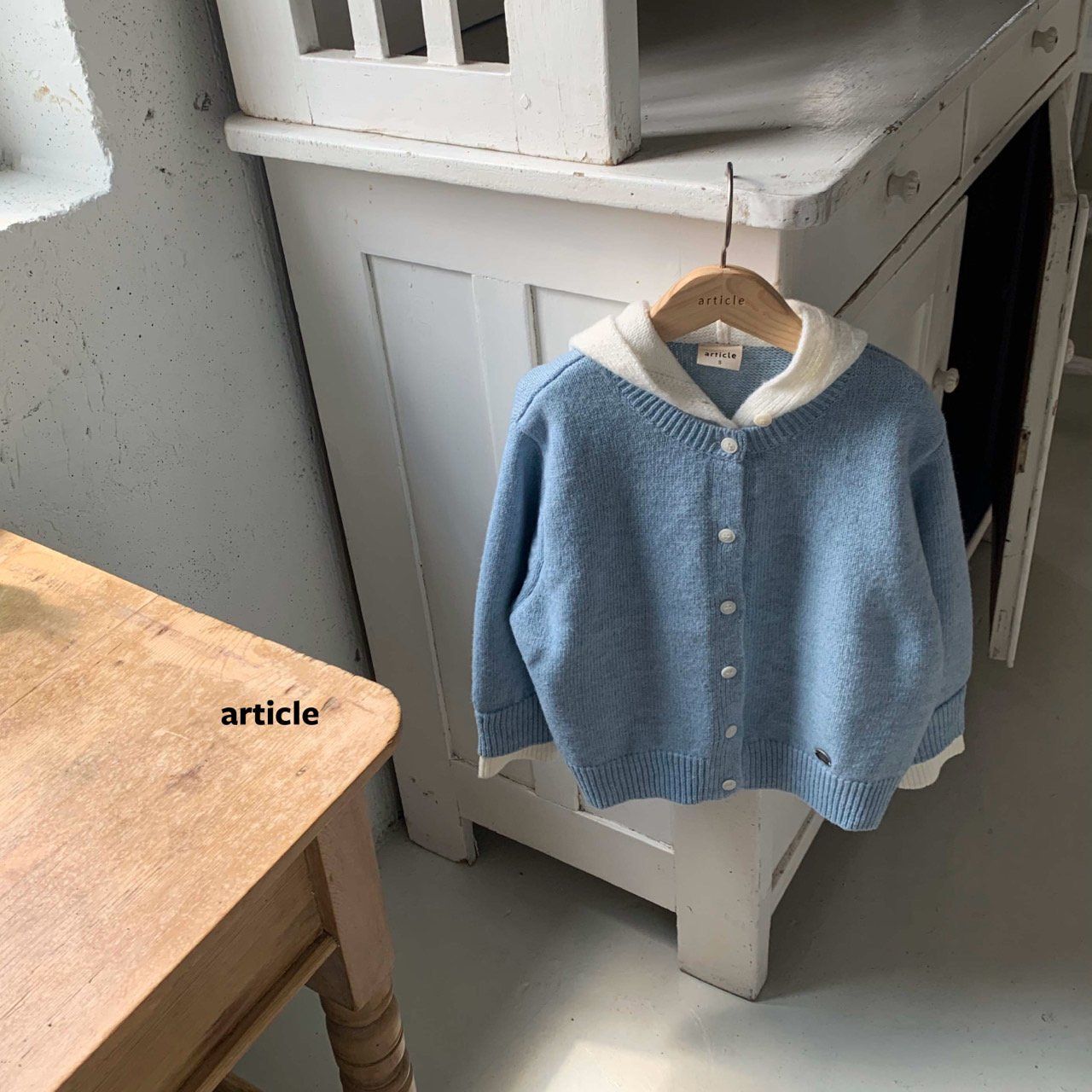 [PRE-ORDER] Noda Hoodie Double Sweater Cardigan