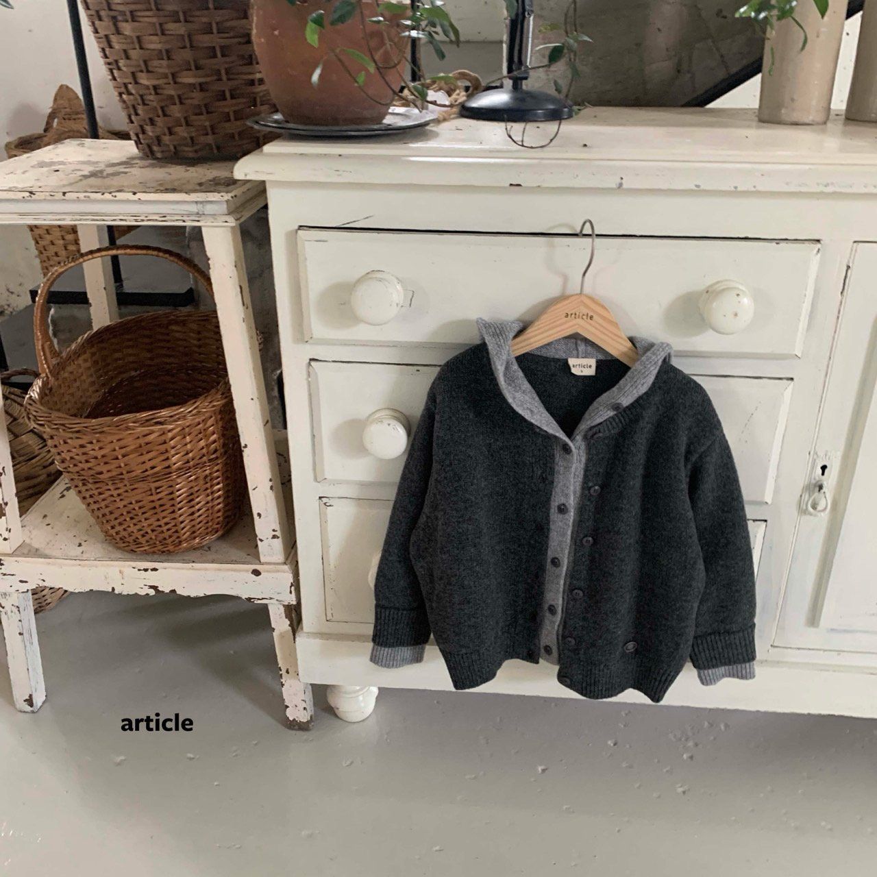[PRE-ORDER] Noda Hoodie Double Sweater Cardigan