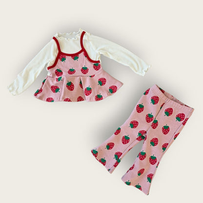 [PRE-ORDER] Strawberry Bustier Bottom Set