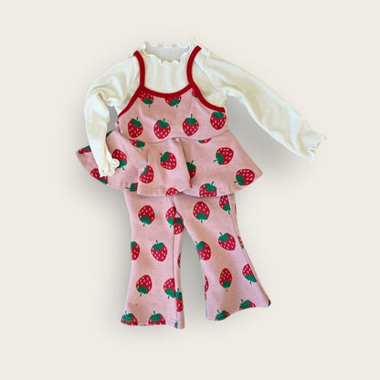 [PRE-ORDER] Strawberry Bustier Bottom Set