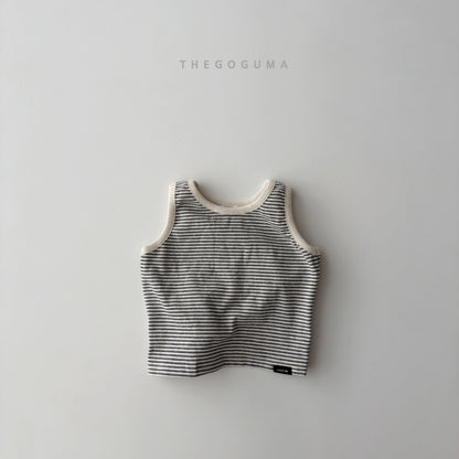 [PRE-ORDER] Petite Stripe Sleeveless T-Shirts