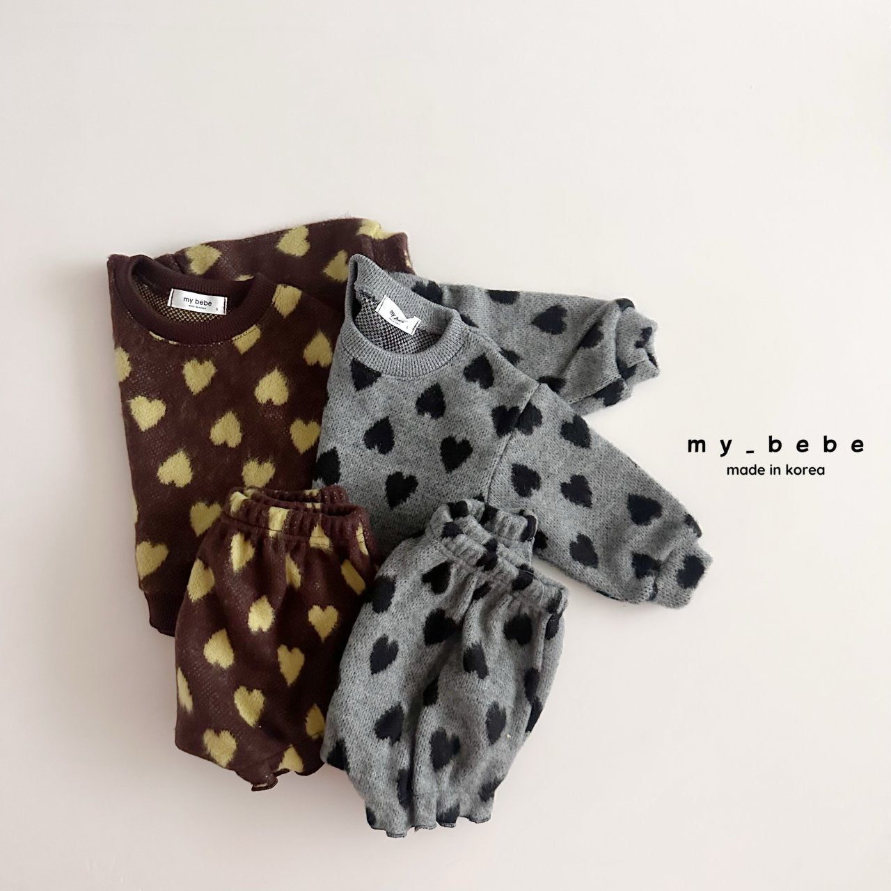 [PRE-ORDER] Heart Jacquard Baby Set