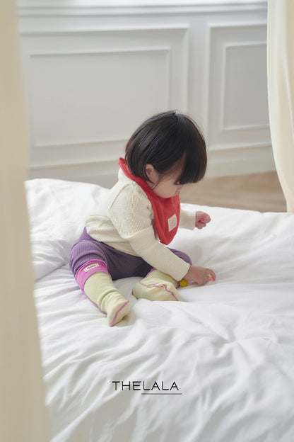 Chewy Ribbed T-Shirts [Ivory/S(1-2yr)]