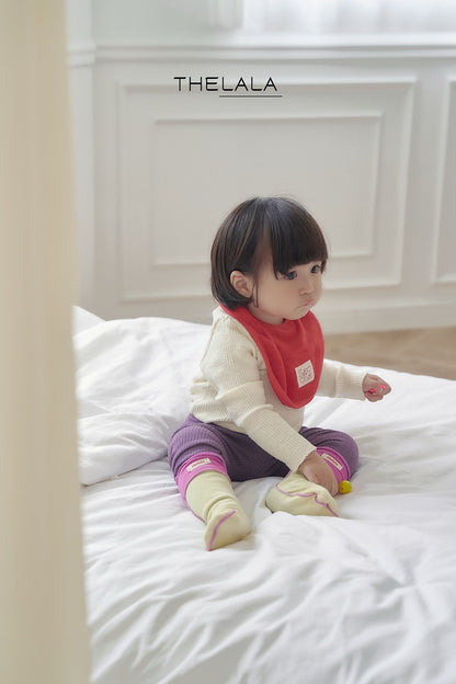 Chewy Ribbed T-Shirts [Ivory/S(1-2yr)]