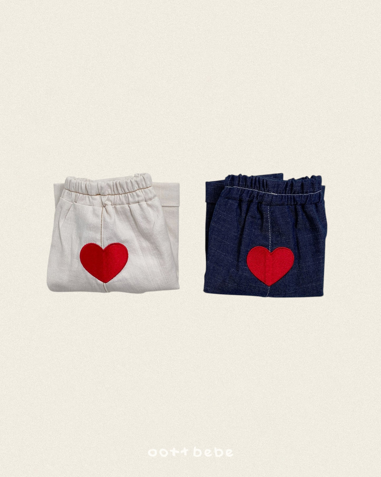 [PRE-ORDER] Heart Denim Pants