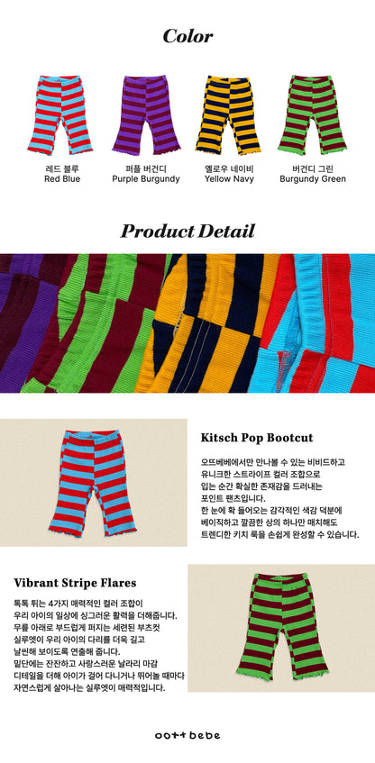 [PRE-ORDER] Kitsch Pop Ribbed Boot-Cut Pants