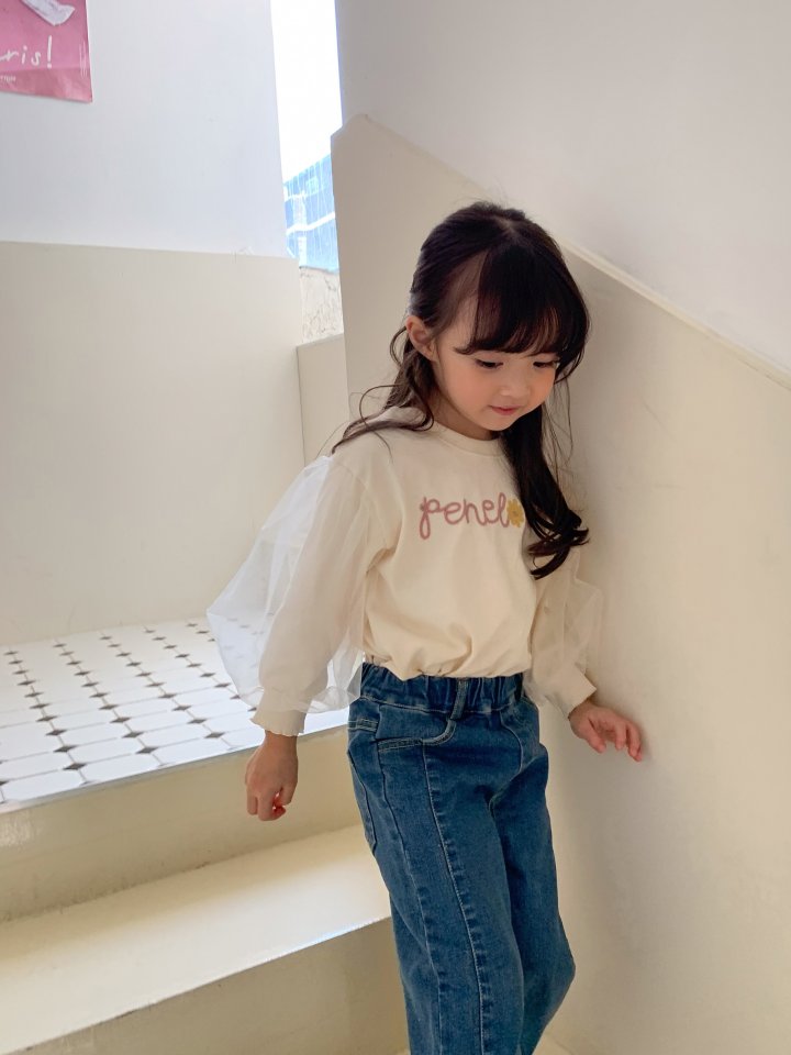Sha Puff T-Shirts [Cream/5/S(2-3yr)]