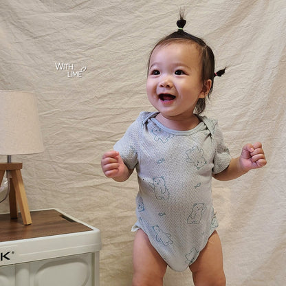 [PRE-ORDER] Summer Fish Bear Body Suit
