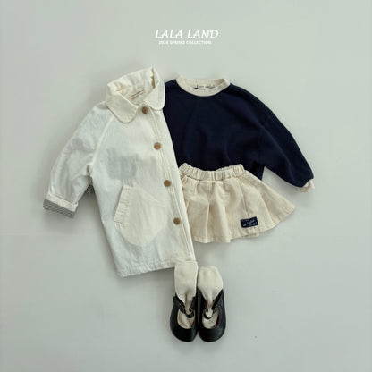 Spring Trench Coat [Cream/M(3-4yr)]