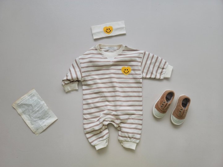 [PRE-ORDER] Heart Smile Body Suit+Hair Band Set