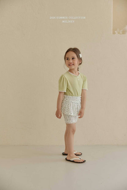 [PRE-ORDER] Shirring Skirts Leggings