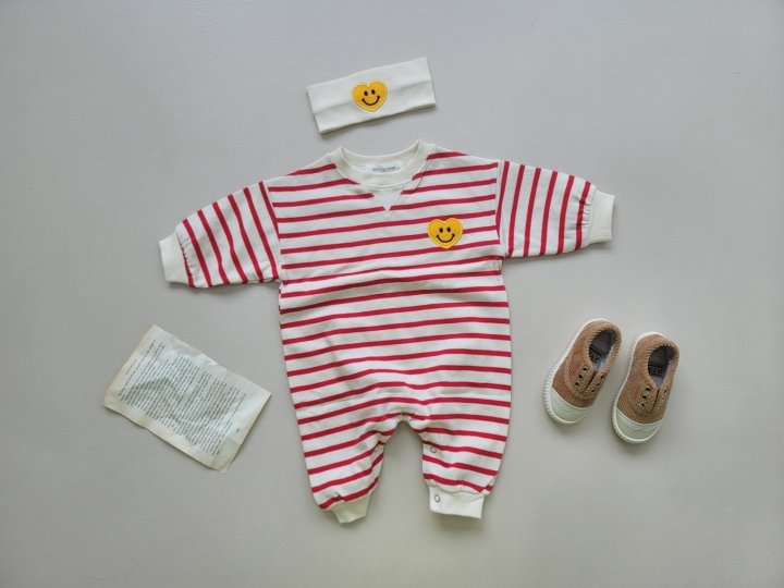 [PRE-ORDER] Heart Smile Body Suit+Hair Band Set