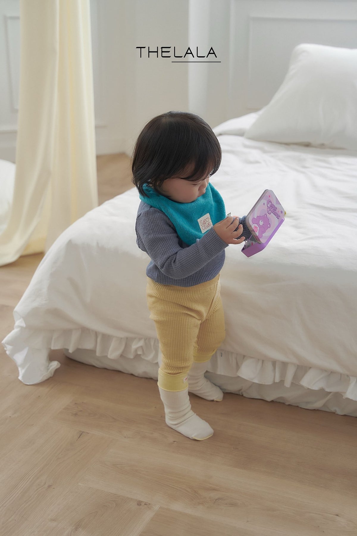 Chewy Ribbed T-Shirts [Ivory/S(1-2yr)]