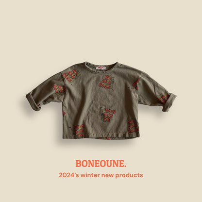We Are Bone T-Shirts [Khaki Green/XS(1-2yr)]