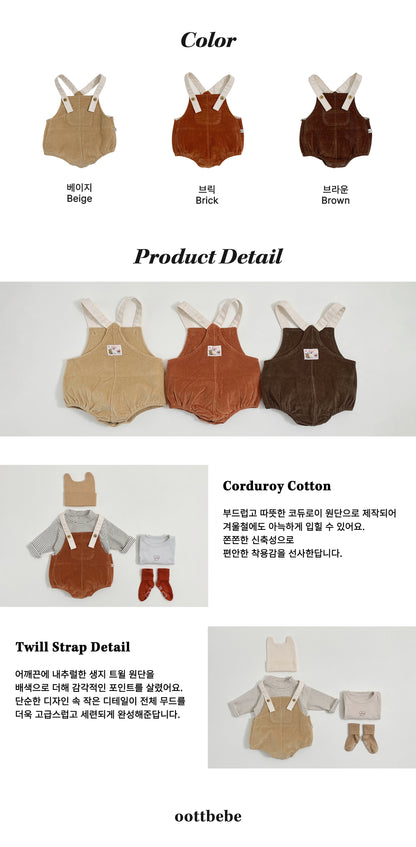 [PRE-ORDER] Corduroy Body Suit
