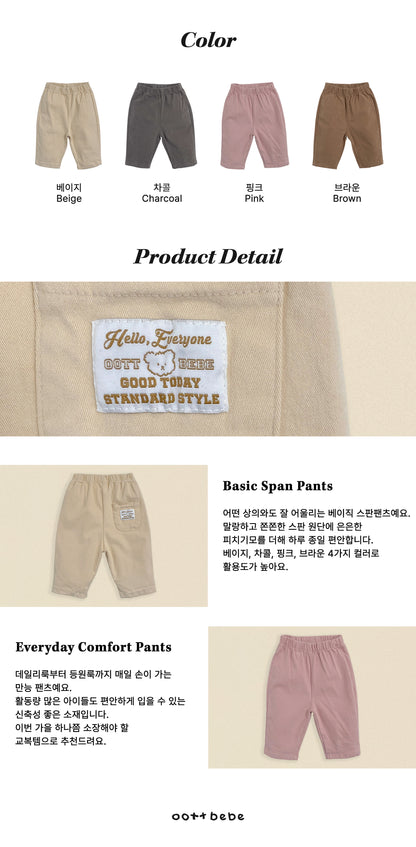 [PRE-ORDER] Basic Span Pants