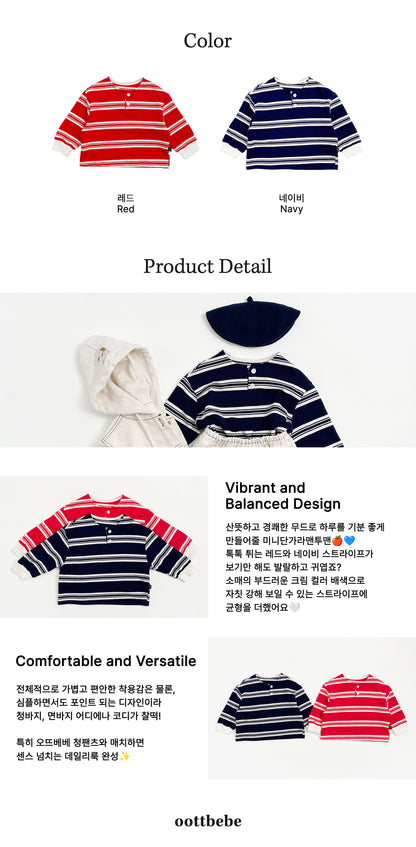[PRE-ORDER] Mini Stripe Sweatshirts