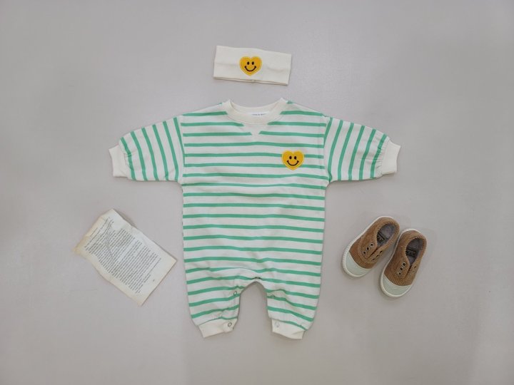 [PRE-ORDER] Heart Smile Body Suit+Hair Band Set