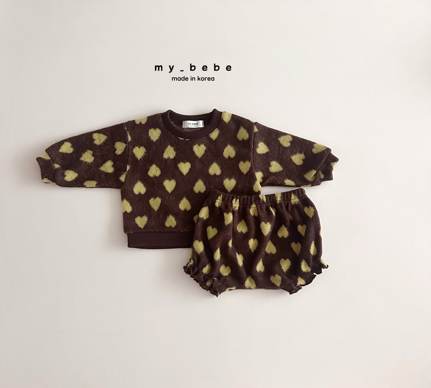 [PRE-ORDER] Heart Jacquard Baby Set