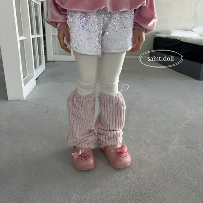 Bling Shorts [White/M(3-4yr)]