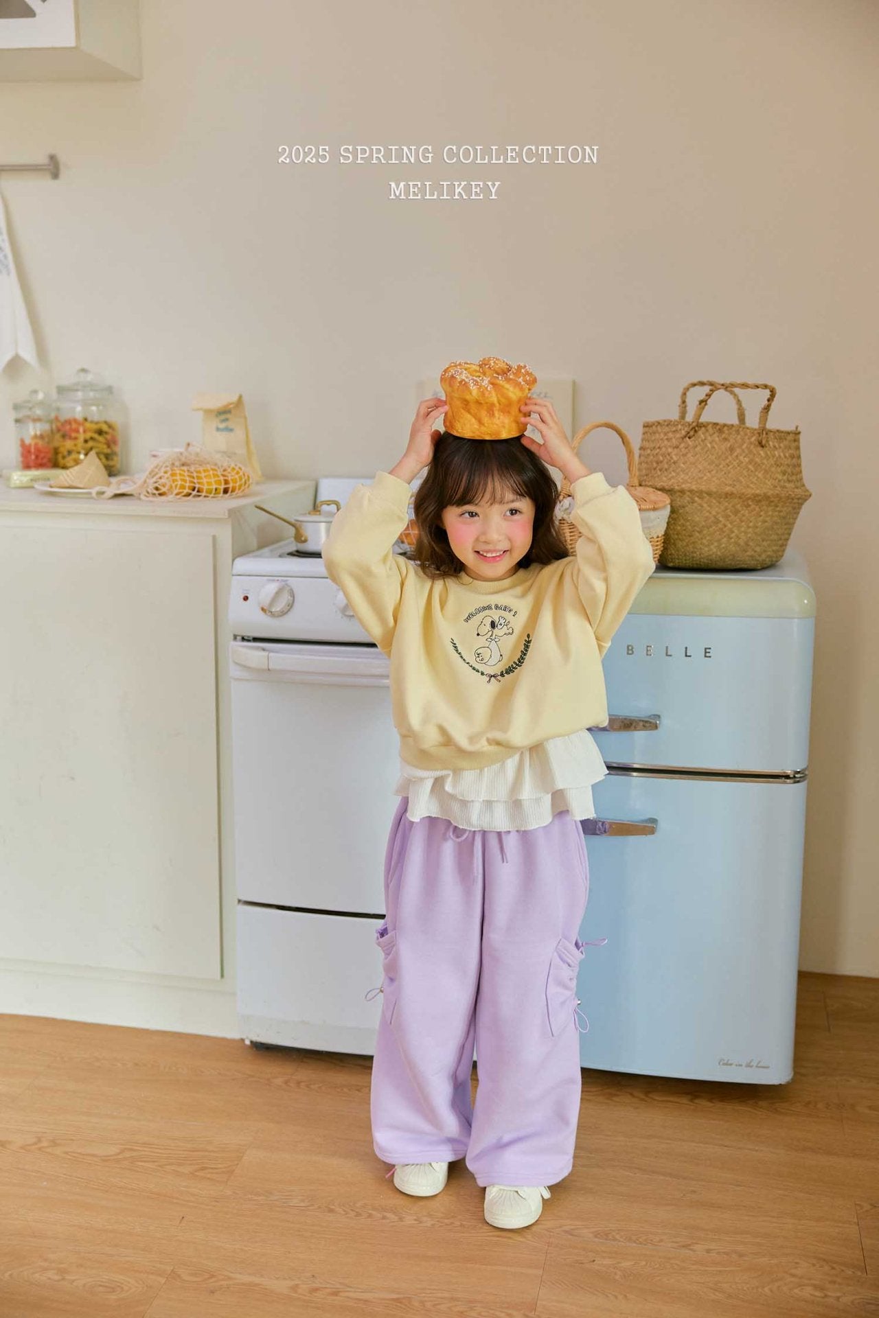 Cargo Ribbon Pants [Lavender/JM(8-9yr)]