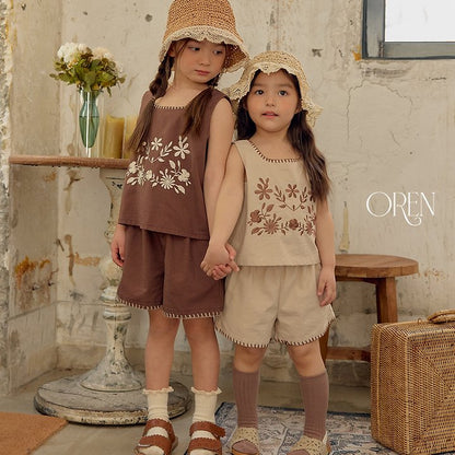 [PRE-ORDER] Brunel Embroidery Top Bottom Set