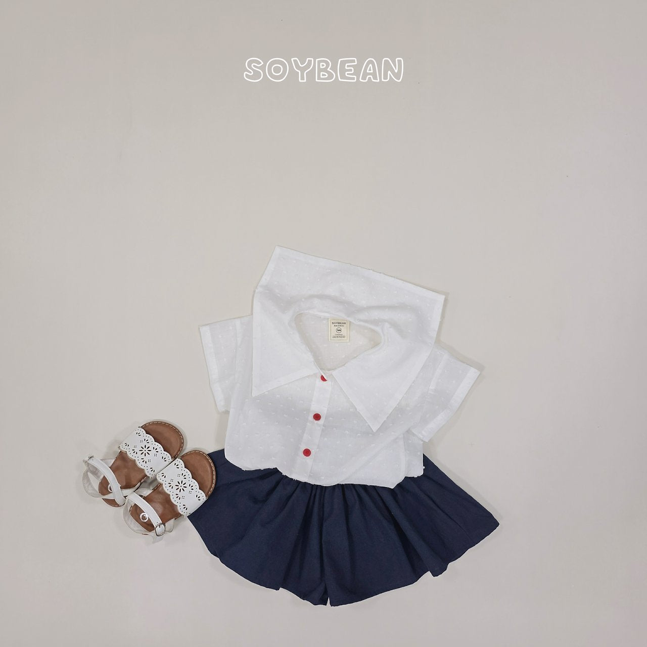 [PRE-ORDER] Lovely School Look Top Bottom Set