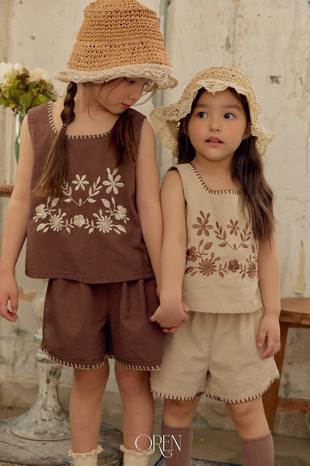 [PRE-ORDER] Brunel Embroidery Top Bottom Set