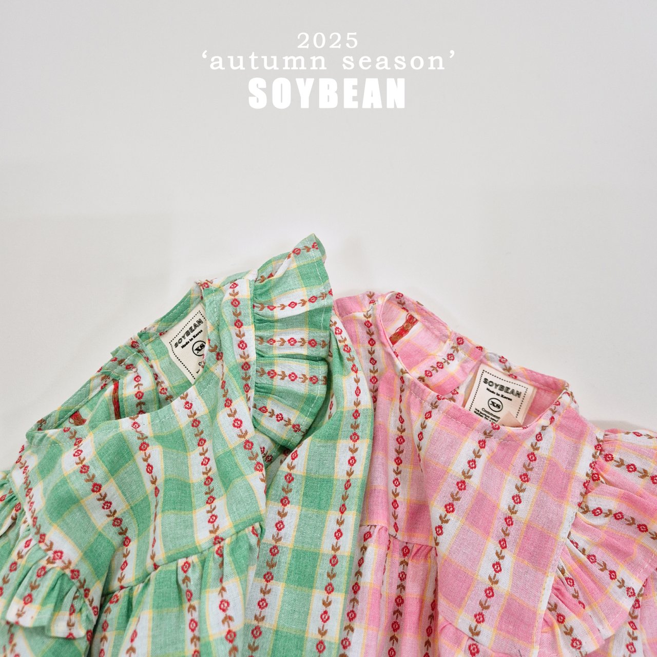 [PRE-ORDER] Check Flower Dress