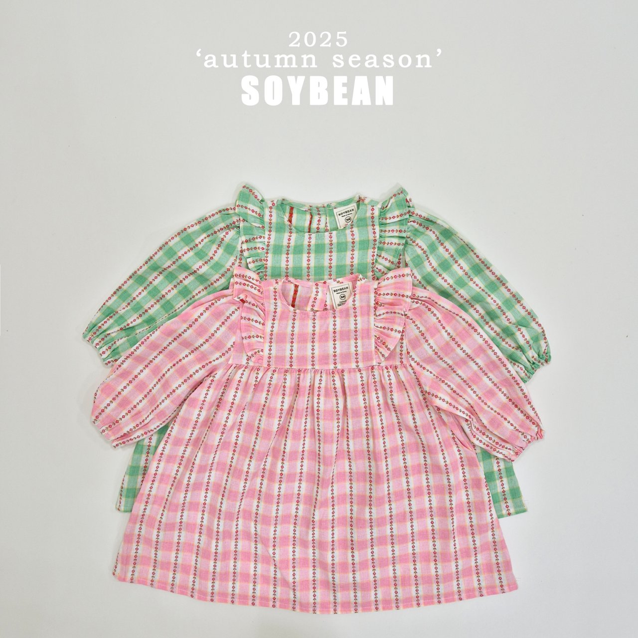 [PRE-ORDER] Check Flower Dress