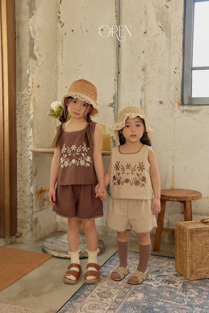 [PRE-ORDER] Brunel Embroidery Top Bottom Set
