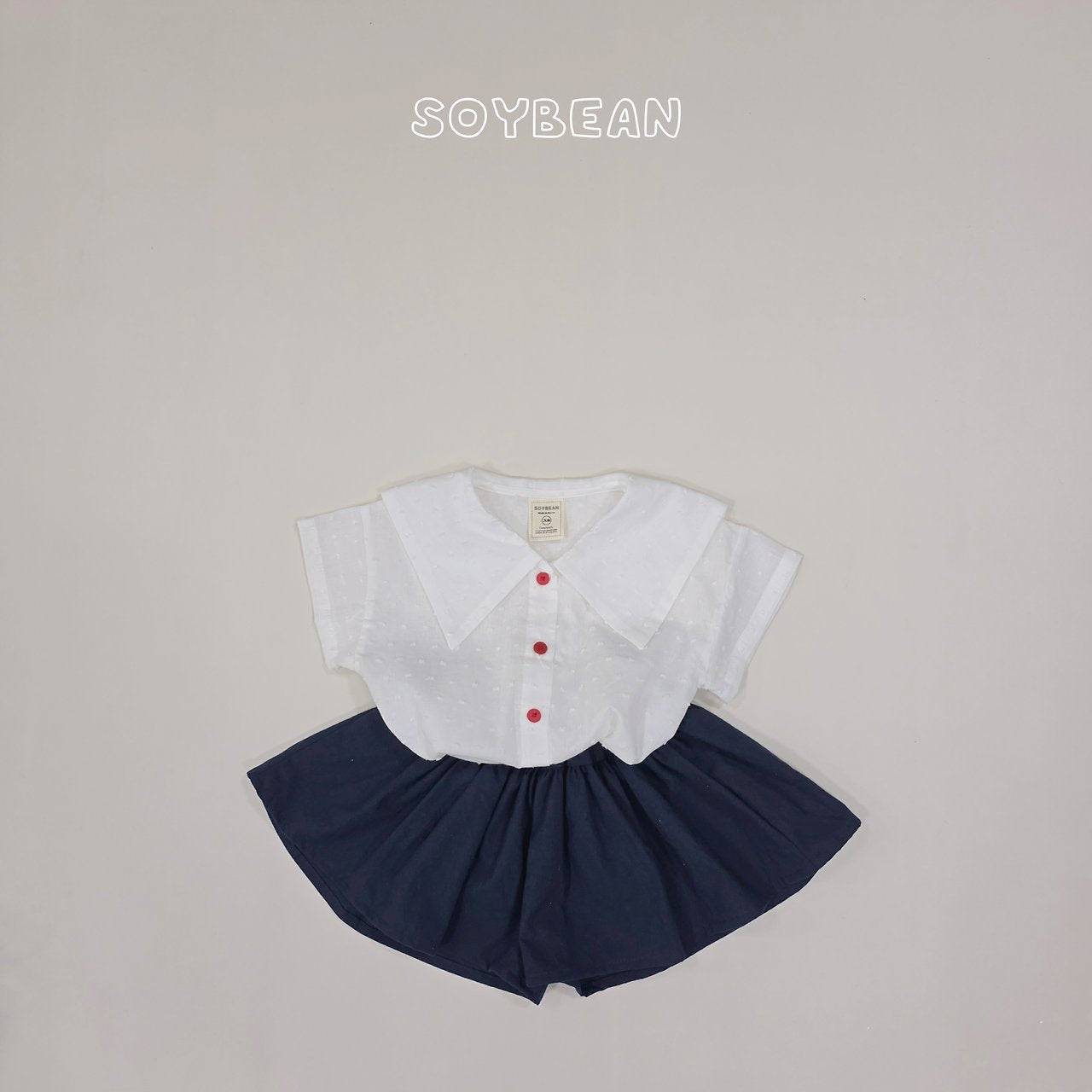 [PRE-ORDER] Lovely School Look Top Bottom Set