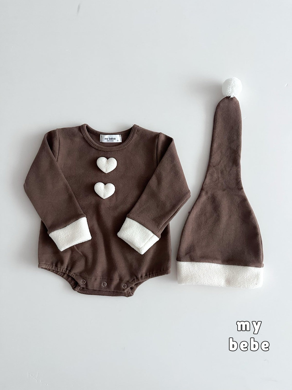 [PRE-ORDER] Christmas Body Suit + Bonnet Set